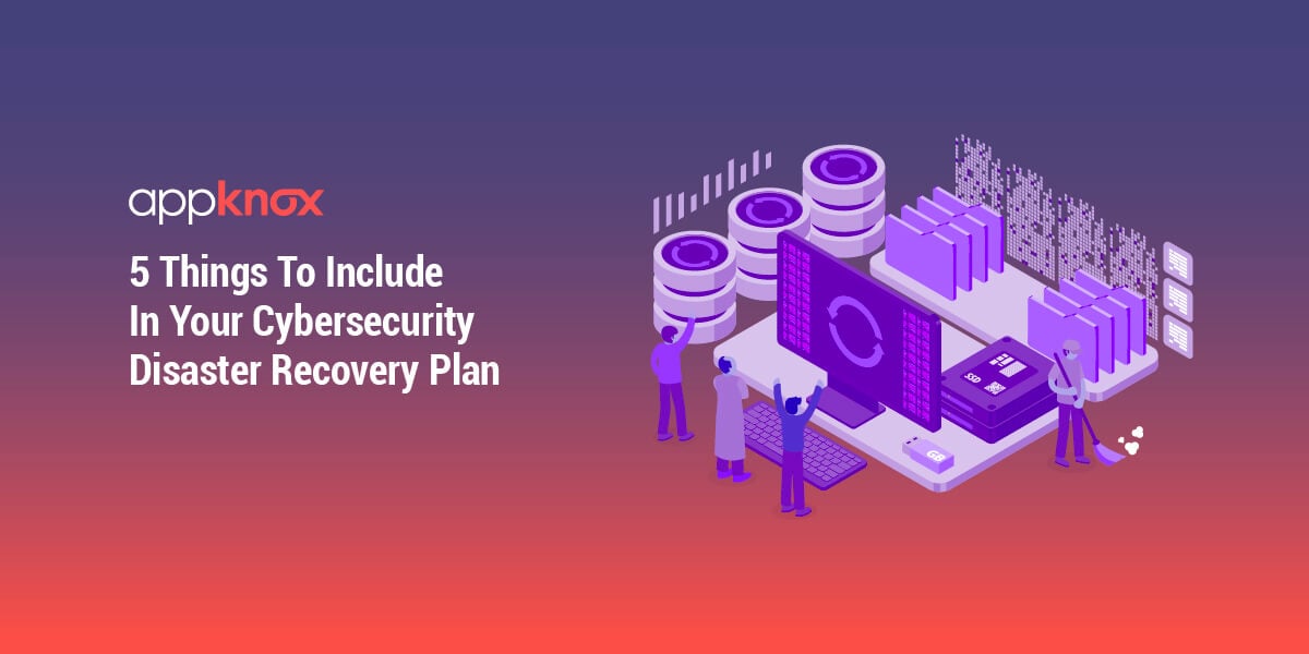 disaster recovery plan in cyber security
